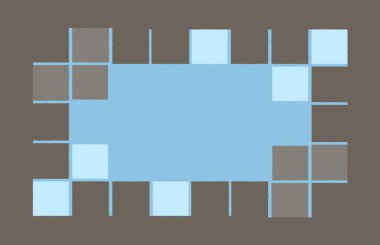 Halı banyosu ve Rug Boho tarzı, dokunmuş doku ve efektli etnik tasarım deseni.