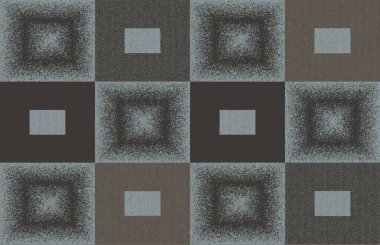 Halı banyosu ve Rug Boho tarzı, dokunmuş doku ve efektli etnik tasarım deseni.
