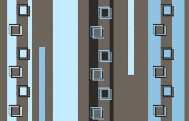 Halı banyosu ve Rug Boho tarzı, dokunmuş doku ve efektli etnik tasarım deseni.