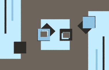 Halı banyosu ve Rug Boho tarzı, dokunmuş doku ve efektli etnik tasarım deseni.