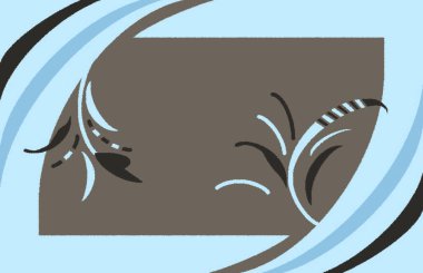 Halı banyosu ve Rug Boho tarzı, dokunmuş doku ve efektli etnik tasarım deseni.