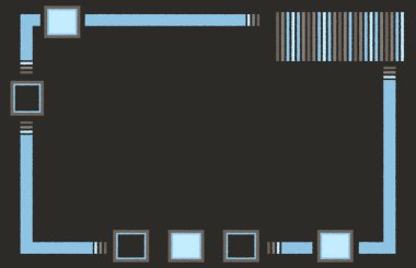 Halı banyosu ve Rug Boho tarzı, dokunmuş doku ve efektli etnik tasarım deseni.