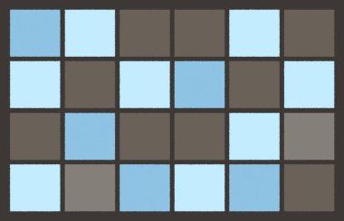 Halı banyosu ve Rug Boho tarzı, dokunmuş doku ve efektli etnik tasarım deseni.