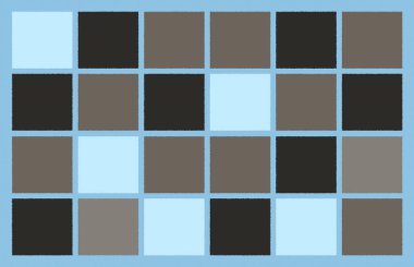 Halı banyosu ve Rug Boho tarzı, dokunmuş doku ve efektli etnik tasarım deseni.