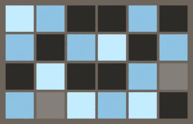 Halı banyosu ve Rug Boho tarzı, dokunmuş doku ve efektli etnik tasarım deseni.