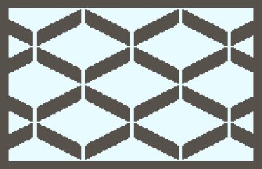 Halı banyosu ve Rug Boho tarzı, dokunmuş doku ve efektli etnik tasarım deseni.