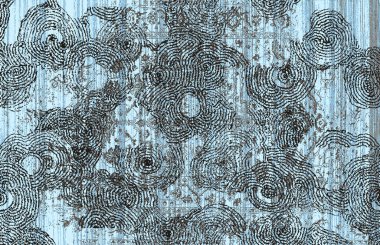 Halı banyosu ve Rug Boho tarzı, dokunmuş doku ve efektli etnik tasarım deseni.