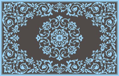 Halı banyosu ve Rug Boho tarzı, dokunmuş doku ve efektli etnik tasarım deseni.