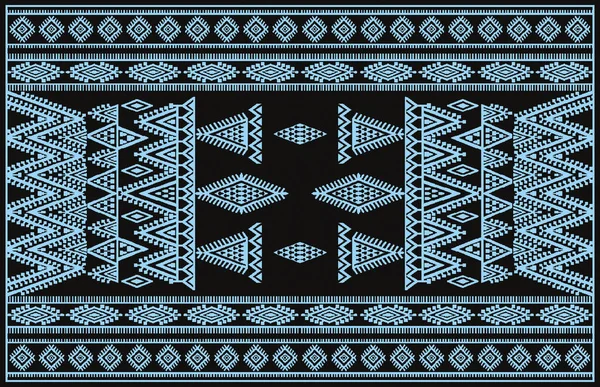 Carpet Bathmat Rug Boho Style Ethnic Design Pattern Distressed Woven — Stock Photo, Image