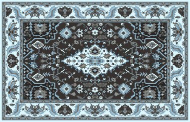 Halı banyosu ve Rug Boho tarzı, dokunmuş doku ve efektli etnik tasarım deseni.