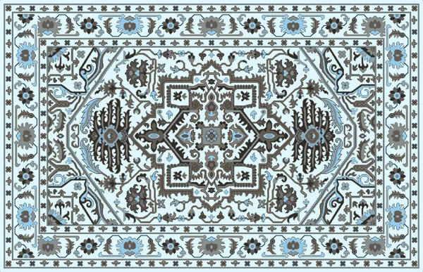 Carpet Bathmat Rug Boho Style Ethnic Design Pattern Distressed Woven — Stock Photo, Image