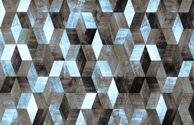 Halı banyosu ve Rug Boho tarzı, dokunmuş doku ve efektli etnik tasarım deseni.