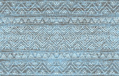 Halı banyosu ve Rug Boho tarzı, dokunmuş doku ve efektli etnik tasarım deseni.