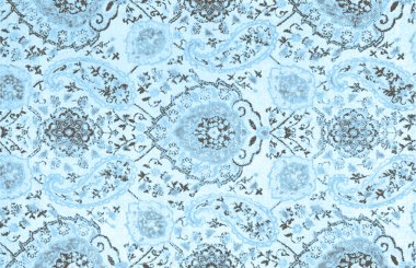 Halı banyosu ve Rug Boho tarzı, dokunmuş doku ve efektli etnik tasarım deseni.