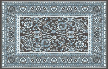 Halı banyosu ve Rug Boho tarzı, dokunmuş doku ve efektli etnik tasarım deseni.