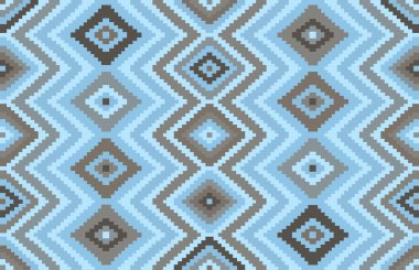 Halı banyosu ve Rug Boho tarzı, dokunmuş doku ve efektli etnik tasarım deseni.