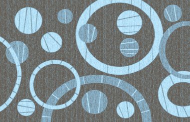 Halı banyosu ve Rug Boho tarzı, dokunmuş doku ve efektli etnik tasarım deseni.