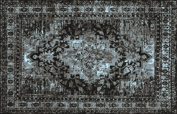 Halı banyosu ve Rug Boho tarzı, dokunmuş doku ve efektli etnik tasarım deseni.