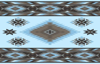 Halı banyosu ve Rug Boho tarzı, dokunmuş doku ve efektli etnik tasarım deseni.