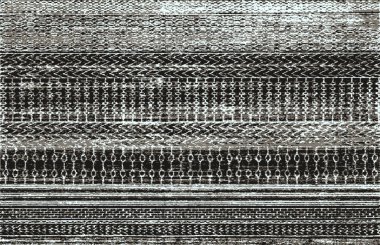 Halı banyosu ve Rug Boho tarzı, dokunmuş doku ve efektli etnik tasarım deseni.