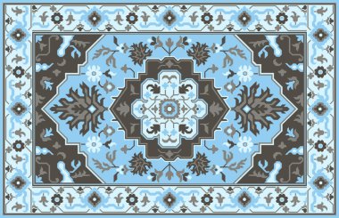 Halı banyosu ve Rug Boho tarzı, dokunmuş doku ve efektli etnik tasarım deseni.