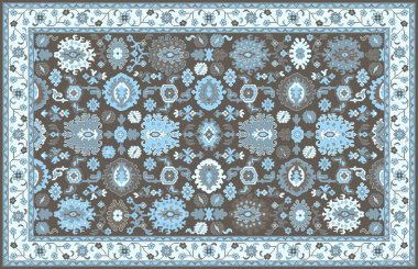 Halı banyosu ve Rug Boho tarzı, dokunmuş doku ve efektli etnik tasarım deseni.