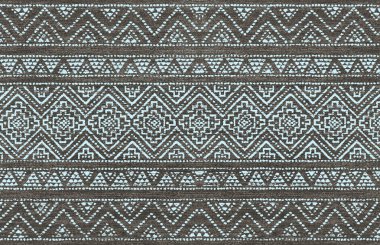 Halı banyosu ve Rug Boho tarzı, dokunmuş doku ve efektli etnik tasarım deseni.