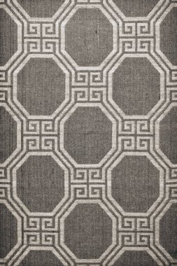 Halı banyosu ve Rug Boho tarzı, dokunmuş doku ve efektli etnik tasarım deseni.