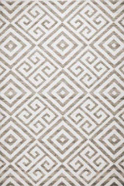 Halı banyosu ve Rug Boho tarzı, dokunmuş doku ve efektli etnik tasarım deseni.