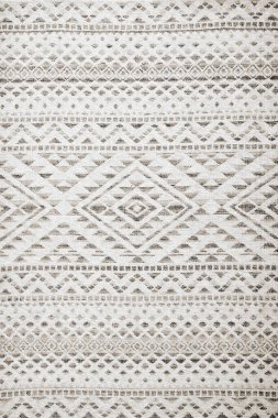 Halı banyosu ve Rug Boho tarzı, dokunmuş doku ve efektli etnik tasarım deseni.