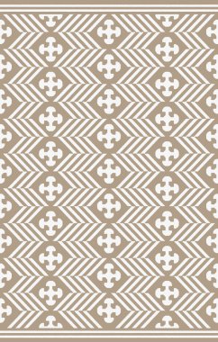 Halı banyosu ve Rug Boho tarzı, dokunmuş doku ve efektli etnik tasarım deseni.