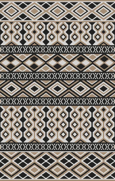 Carpet Bathmat Rug Boho Style Ethnic Design Pattern Distressed Woven — Stock Photo, Image