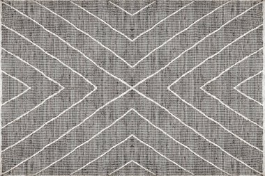 Halı banyosu ve Rug Boho tarzı, dokunmuş doku ve efektli etnik tasarım deseni.