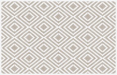 Halı banyosu ve Rug Boho tarzı, dokunmuş doku ve efektli etnik tasarım deseni.