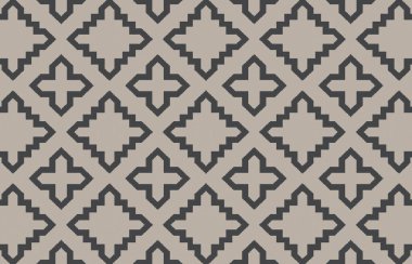 Halı banyosu ve Rug Boho tarzı, dokunmuş doku ve efektli etnik tasarım deseni.