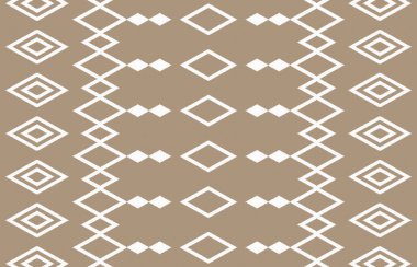 Halı banyosu ve Rug Boho tarzı, dokunmuş doku ve efektli etnik tasarım deseni.