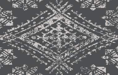 Halı banyosu ve Rug Boho tarzı, dokunmuş doku ve efektli etnik tasarım deseni.