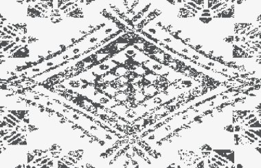 Halı banyosu ve Rug Boho tarzı, dokunmuş doku ve efektli etnik tasarım deseni.