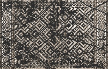 Halı banyosu ve Rug Boho tarzı, dokunmuş doku ve efektli etnik tasarım deseni.