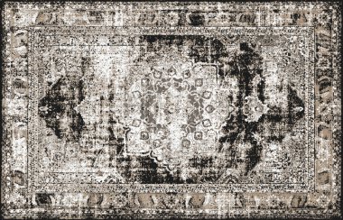 Halı banyosu ve Rug Boho tarzı, dokunmuş doku ve efektli etnik tasarım deseni.