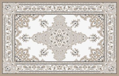 Halı banyosu ve Rug Boho tarzı, dokunmuş doku ve efektli etnik tasarım deseni.