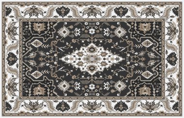 Halı banyosu ve Rug Boho tarzı, dokunmuş doku ve efektli etnik tasarım deseni.