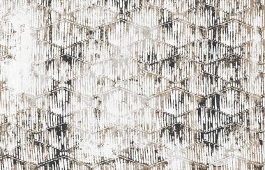 Halı banyosu ve Rug Boho tarzı, dokunmuş doku ve efektli etnik tasarım deseni.