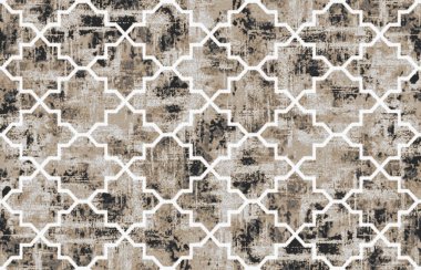 Halı banyosu ve Rug Boho tarzı, dokunmuş doku ve efektli etnik tasarım deseni.
