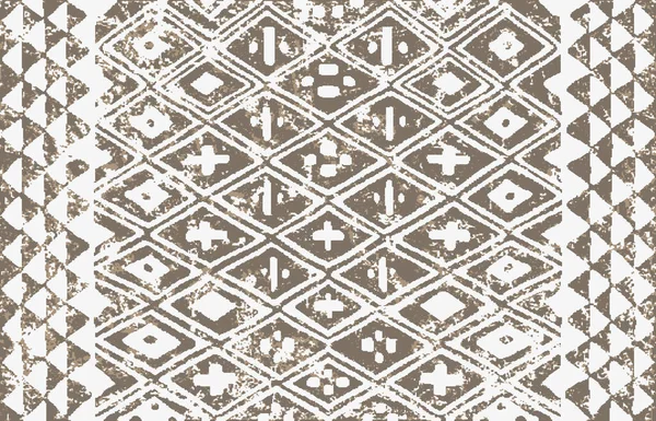 Carpet Bathmat Rug Boho Style Ethnic Design Pattern Distressed Woven — Stock Photo, Image