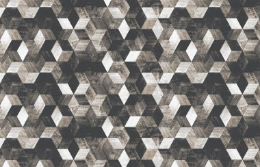 Halı banyosu ve Rug Boho tarzı, dokunmuş doku ve efektli etnik tasarım deseni.