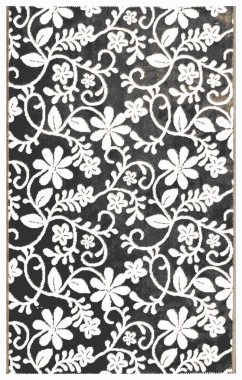 Halı banyosu ve Rug Boho tarzı, dokunmuş doku ve efektli etnik tasarım deseni.