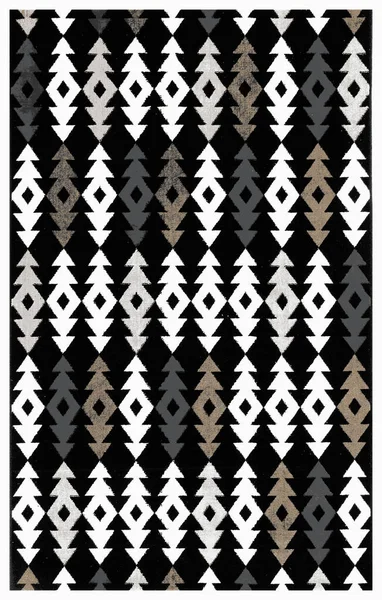 Tapis Bain Tapis Tapis Style Boho Motif Conception Ethnique Avec — Photo