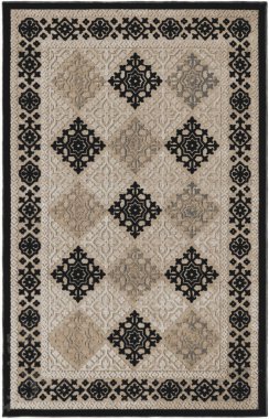 Halı banyosu ve Rug Boho tarzı, dokunmuş doku ve efektli etnik tasarım deseni.