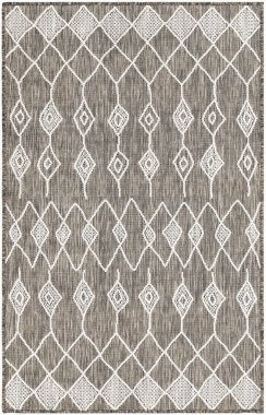 Halı banyosu ve Rug Boho tarzı, dokunmuş doku ve efektli etnik tasarım deseni.